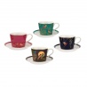 Sara Miller Chelsea Espresso Cups & Saucers set @ SHANTEO Tea Boutique