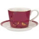 Sara Miller Chelsea Teacup & Saucer, Pink @ SHANTEO® Tea Boiutique
