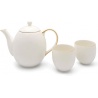 Classic Porcelain Teapot Set 1.2 Litres 3-Piece @ SHANTEO TEa Boutique