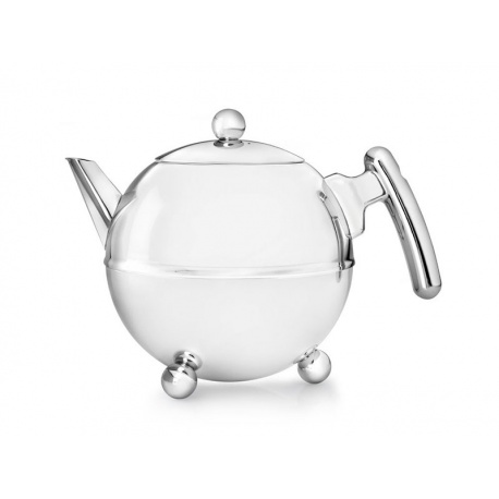 Théière Duet® Bella Ronde 1,2L, poignée chromée