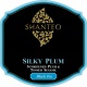 Silky Plum label