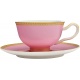 Hot Pink Cup & Saucer Gift Boxed Set, Porcelain, 200 ml